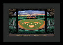 Load image into Gallery viewer, Briggs Stadium 1955 - Framed Print
