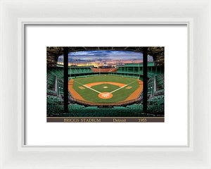 Briggs Stadium 1955 - Framed Print