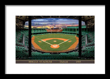 Load image into Gallery viewer, Briggs Stadium 1955 - Framed Print
