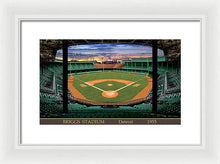 Load image into Gallery viewer, Briggs Stadium 1955 - Framed Print
