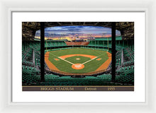 Load image into Gallery viewer, Briggs Stadium 1955 - Framed Print
