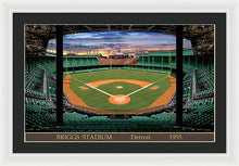 Load image into Gallery viewer, Briggs Stadium 1955 - Framed Print
