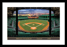 Load image into Gallery viewer, Briggs Stadium 1955 - Framed Print
