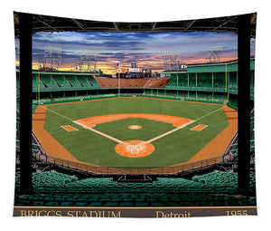 Briggs Stadium 1955 - Tapestry