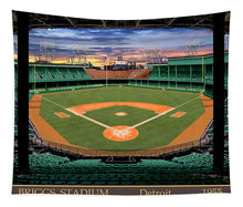 Load image into Gallery viewer, Briggs Stadium 1955 - Tapestry
