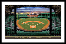 Load image into Gallery viewer, Briggs Stadium 1955 - Framed Print
