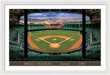 Load image into Gallery viewer, Briggs Stadium 1955 - Framed Print
