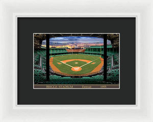 Briggs Stadium 1955 - Framed Print