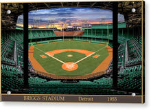 Load image into Gallery viewer, Briggs Stadium 1955 - Acrylic Print
