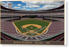 Load image into Gallery viewer, Busch Stadium 1967 - Canvas Print
