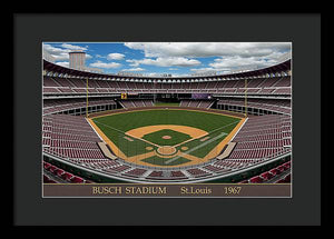 Busch Stadium 1967 - Framed Print