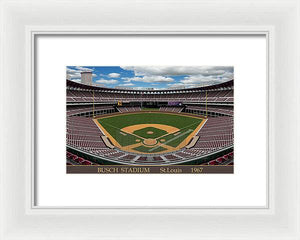 Busch Stadium 1967 - Framed Print