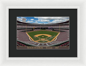 Busch Stadium 1967 - Framed Print