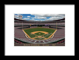 Busch Stadium 1967 - Framed Print