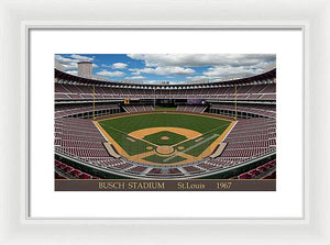 Busch Stadium 1967 - Framed Print