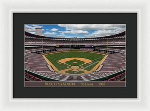 Busch Stadium 1967 - Framed Print