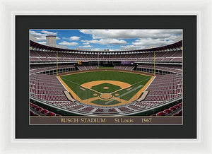 Busch Stadium 1967 - Framed Print