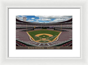 Busch Stadium 1967 - Framed Print