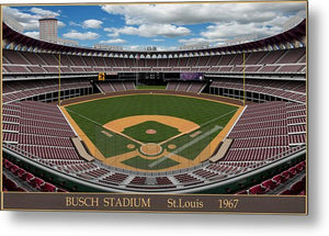 Busch Stadium 1967 - Metal Print