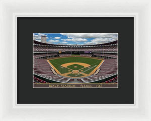 Busch Stadium 1967 - Framed Print