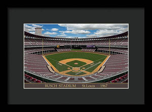 Busch Stadium 1967 - Framed Print