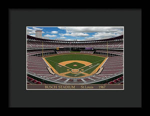 Busch Stadium 1967 - Framed Print