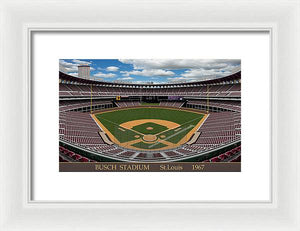 Busch Stadium 1967 - Framed Print