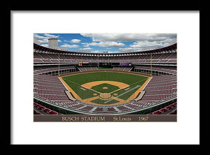 Busch Stadium 1967 - Framed Print