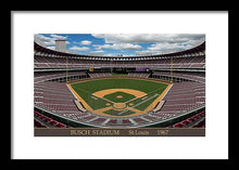 Load image into Gallery viewer, Busch Stadium 1967 - Framed Print
