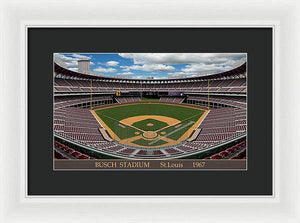 Busch Stadium 1967 - Framed Print