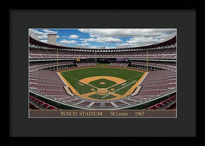 Busch Stadium 1967 - Framed Print