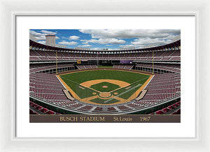 Busch Stadium 1967 - Framed Print