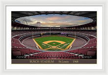 Load image into Gallery viewer, Busch Stadium 1968 - Framed Print
