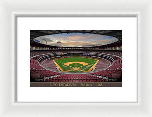 Busch Stadium 1968 - Framed Print