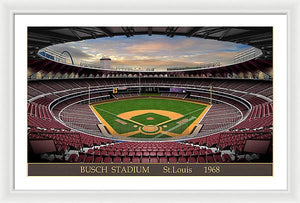 Busch Stadium 1968 - Framed Print