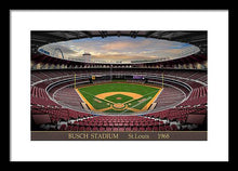 Load image into Gallery viewer, Busch Stadium 1968 - Framed Print
