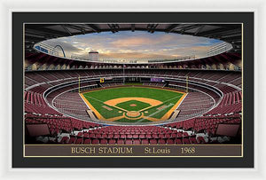 Busch Stadium 1968 - Framed Print