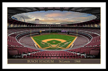 Load image into Gallery viewer, Busch Stadium 1968 - Framed Print
