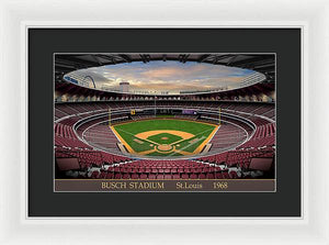 Busch Stadium 1968 - Framed Print