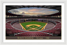 Load image into Gallery viewer, Busch Stadium 1968 - Framed Print
