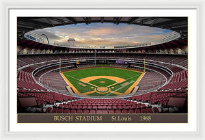 Busch Stadium 1968 - Framed Print