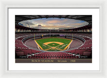 Load image into Gallery viewer, Busch Stadium 1968 - Framed Print
