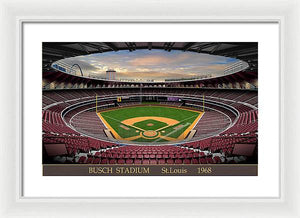 Busch Stadium 1968 - Framed Print