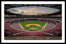 Load image into Gallery viewer, Busch Stadium 1968 - Framed Print
