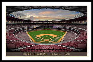 Busch Stadium 1968 - Framed Print