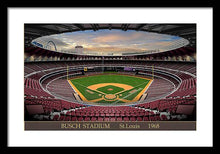 Load image into Gallery viewer, Busch Stadium 1968 - Framed Print
