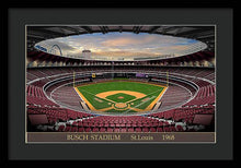 Load image into Gallery viewer, Busch Stadium 1968 - Framed Print
