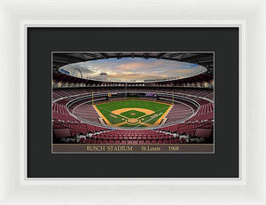 Busch Stadium 1968 - Framed Print