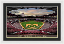 Load image into Gallery viewer, Busch Stadium 1968 - Framed Print
