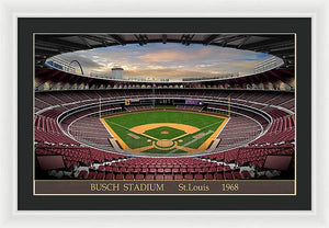 Busch Stadium 1968 - Framed Print